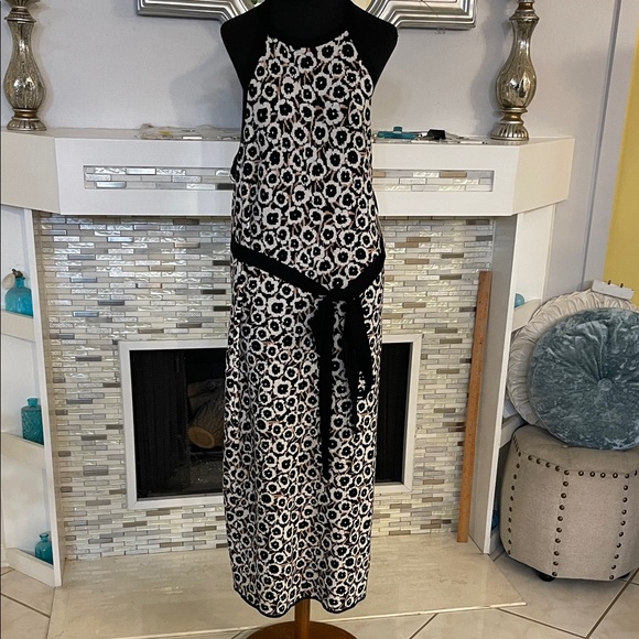 NWT Diane Von Furstenberg For Target Poppy Sweater knit halter tie back size XL - Picture 2 of 7